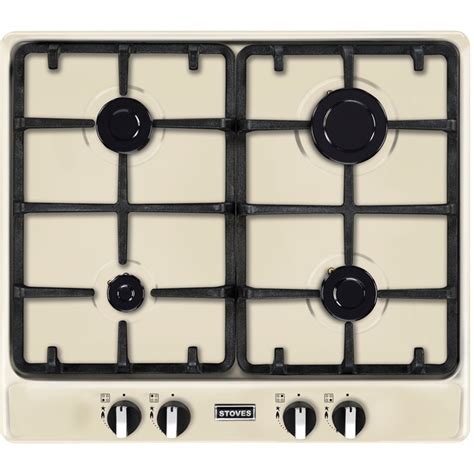 cream coloured gas hob